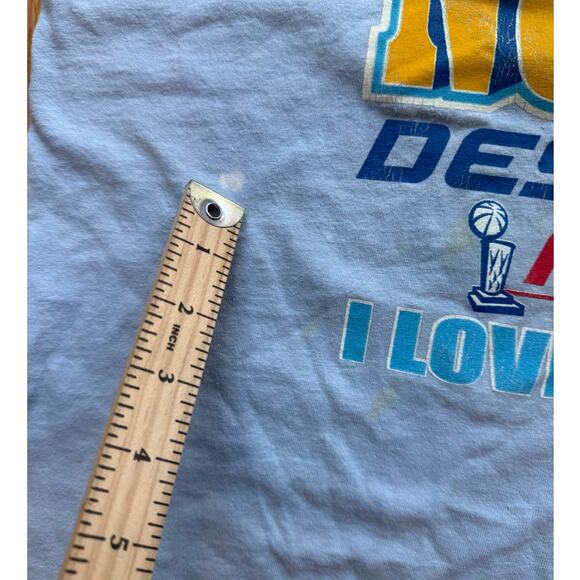 NBA 2005 Playoffs Denver Destination Finals Mens XL Light Blue - Picture 8 of 8